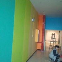 青島兒童房墻體彩繪與地坪工程圖片大全