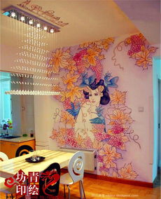 藝術與實用的融合 墻體彩繪、手繪墻與地坪工程的藝術革新
